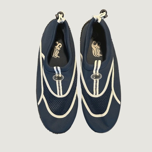 Strand Other - Strand Navy Blue Mesh Water Shoes Mens Size 11 Slip On Beach Pool Aqua Socks
